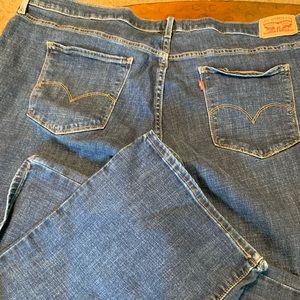 Women's Plus size 24W Levi's Jeans 3X Boot cut